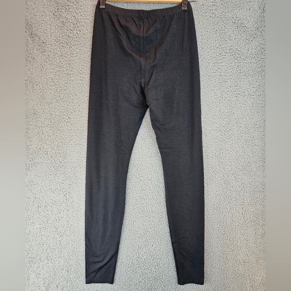 Eileen Fisher Womens Charcoal Gray Pull On Leggings Sz XXS Athleisure Casual - Picture 5 of 10